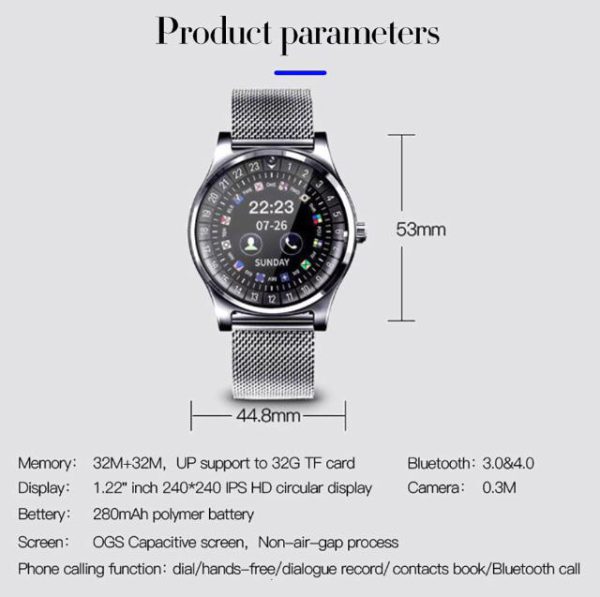 ساعت هوشمند واچ فون مدل R69