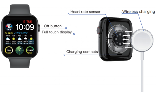 ساعت هوشمند واچ فون مدل HT99
